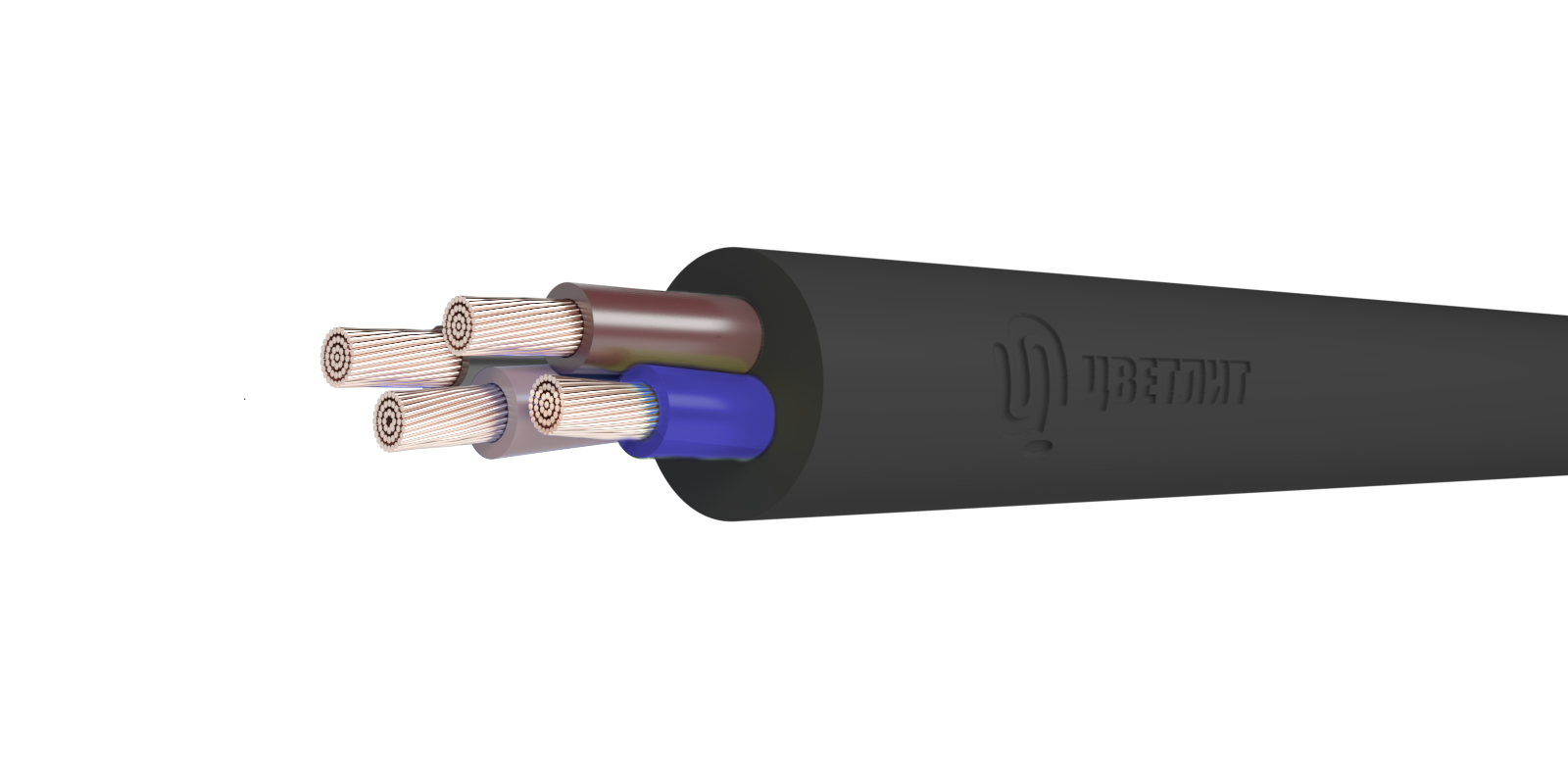 Кабель силовой КГ-ХЛ 4х6(N) 220/380-3ТРТС