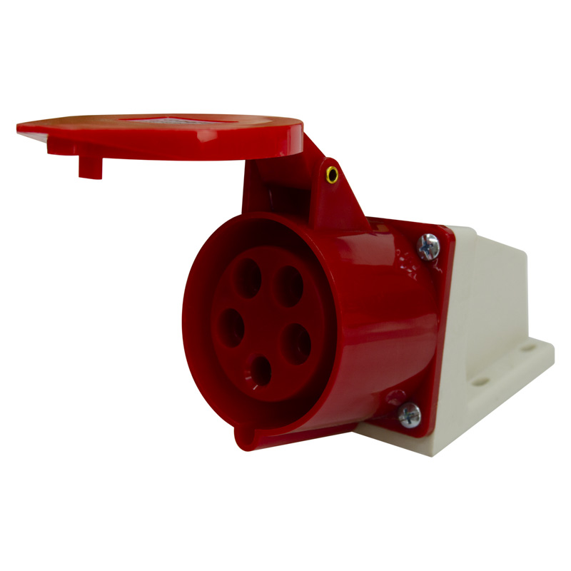 Розетка стационарная наружная TS-125 3P+PE+N 32А 400В IP44 ЭНЕРГИЯ