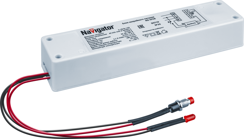 Блок аварийного питания ND-EF08 3ч 3-48 Вт для LED