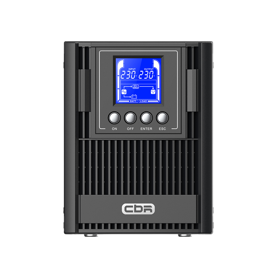 ИБП CBR ESSENCE ESN-1000C Online 1000 VA / 1000 W, Tower, 4 x C13, LCD, HID-USB, RS232, EPO, SNMP slot/ UPS CBR Online Tower