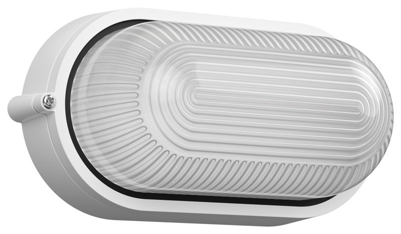 Светильник НПП1401 белый/овал 60 Вт IP54