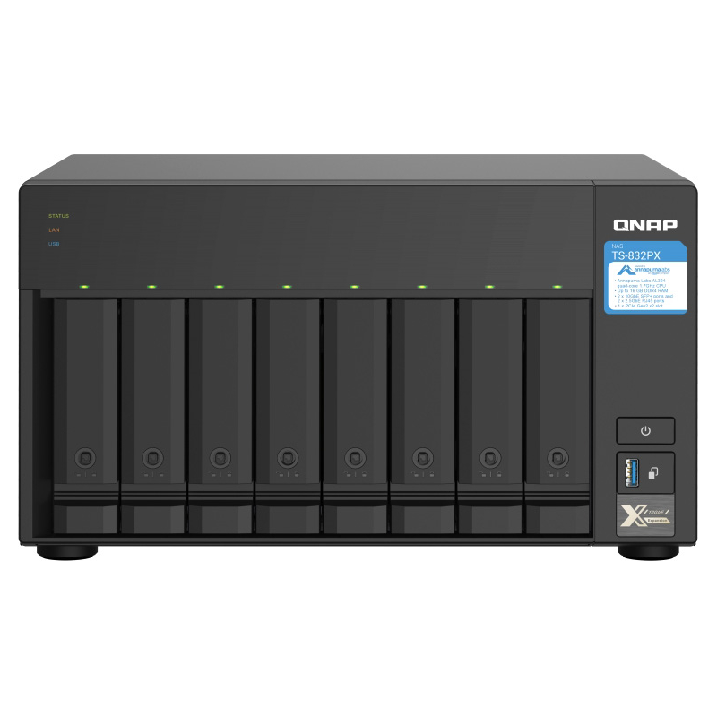 QNAP TS-832PX (TS-832PX-4G)