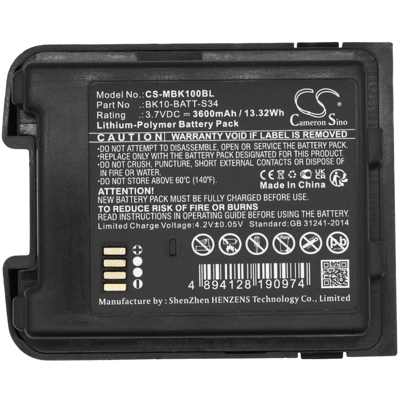 M3 Mobile BK10-BATT-S34