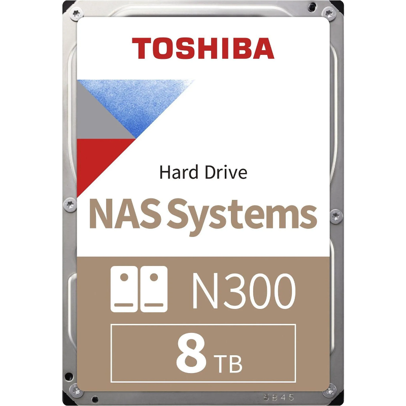 Toshiba N300 NAS 8Tb (HDWG780XZSTA)