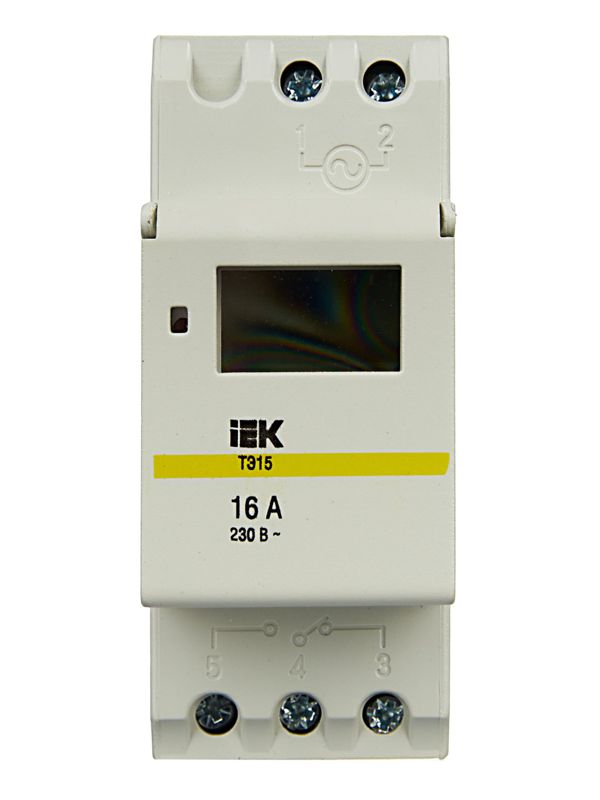 Таймер цифровой ТЭ15 16А 230V на DIN-рейку