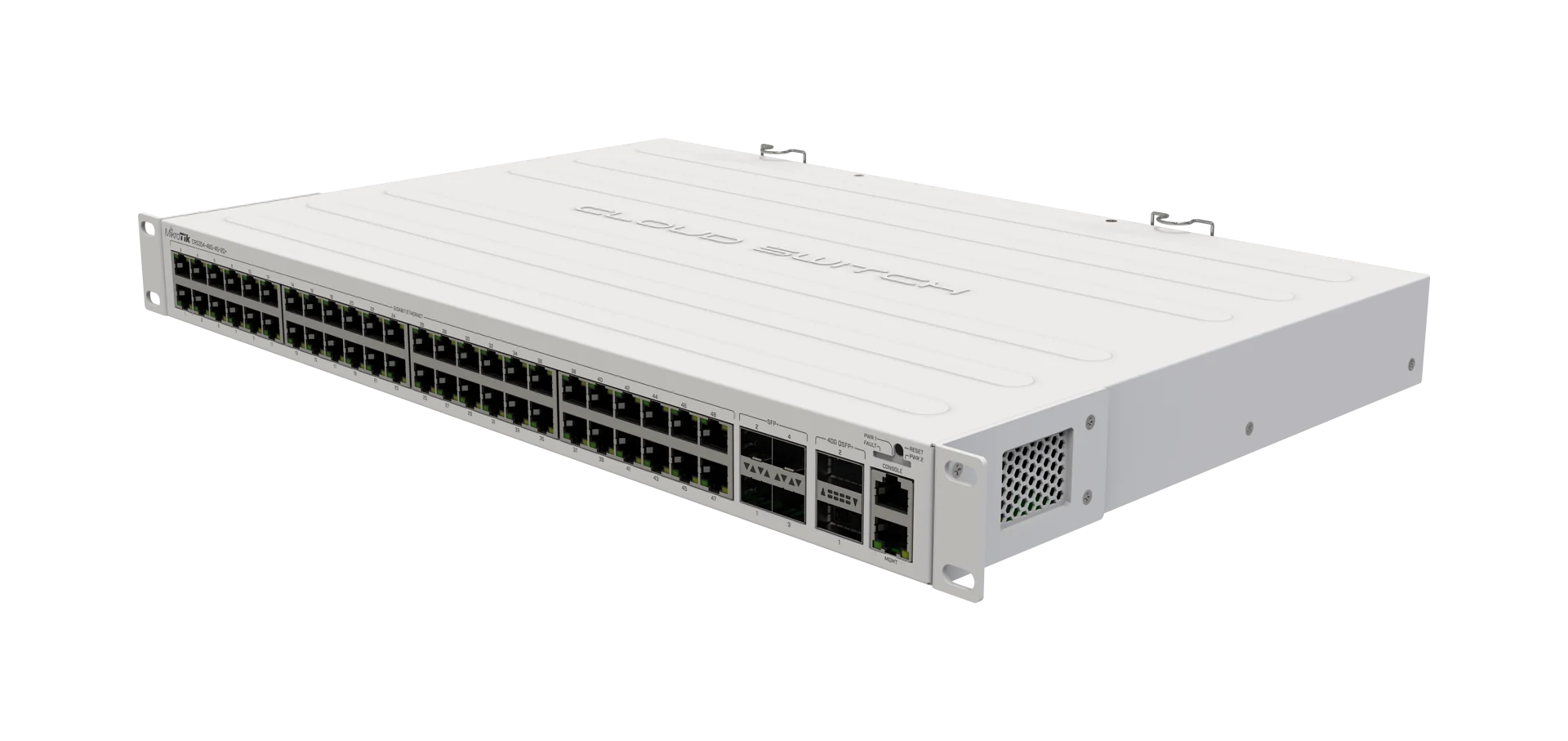 Коммутатор/ 48-port switch, 48x1G RJ45, 4x10G SFP+, 2x40G QSFP+ ports, 168 Gbps throughput