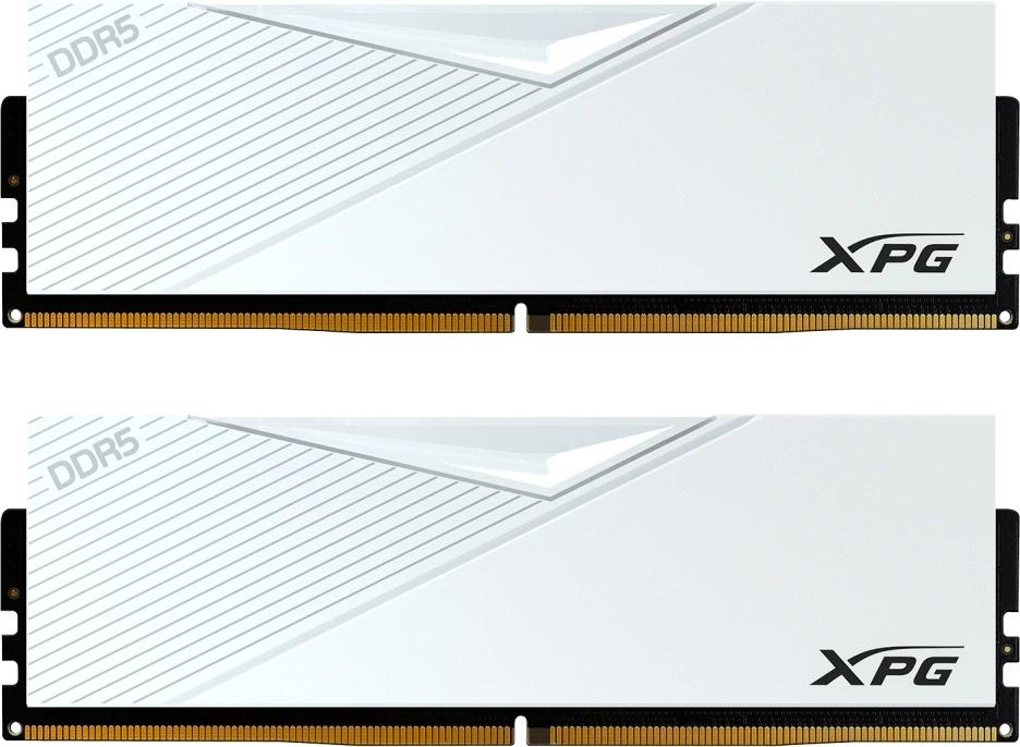 Память DDR5 2x32GB 6400MHz A-Data AX5U6400C3232G-DCLAWH XPG Lancer RTL PC5-51200 CL32 DIMM 288-pin 1.4В kit dual rank с радиатором Ret