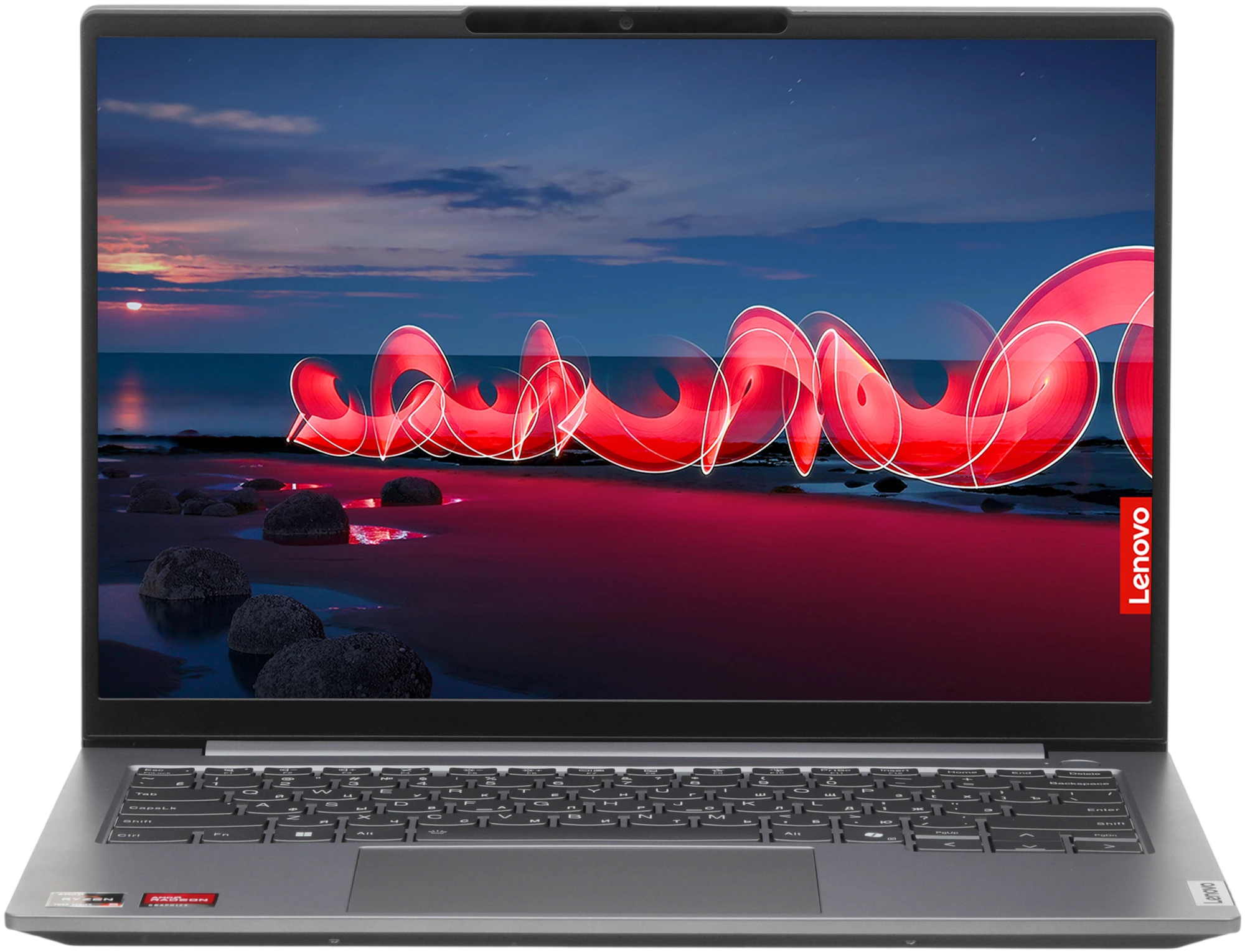 Ноутбук/ Lenovo ThinkBook 14 G7 ARP 14.0" WUXGA 300nits, R5-7535HS,16GB DDR5,512GB SSD,Integrated, IR FHD Cam, Wi-fi AX 2x2-6E+BT,Y-FPR,3 Cell 45Whr ,BKLT KB UK-ENG, No OS, 1Y