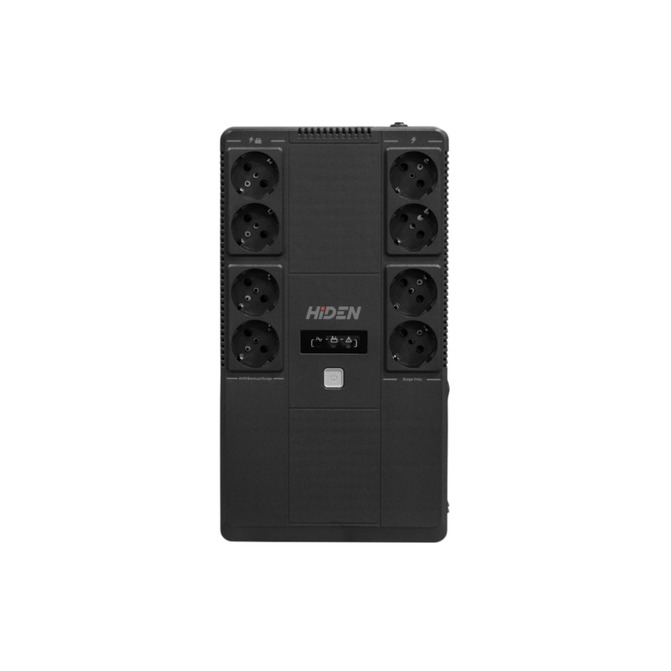 ИБП HIDEN ULS600E 600ВА/360Вт/ Line-Iinteractive Brick UPS Schuko LED