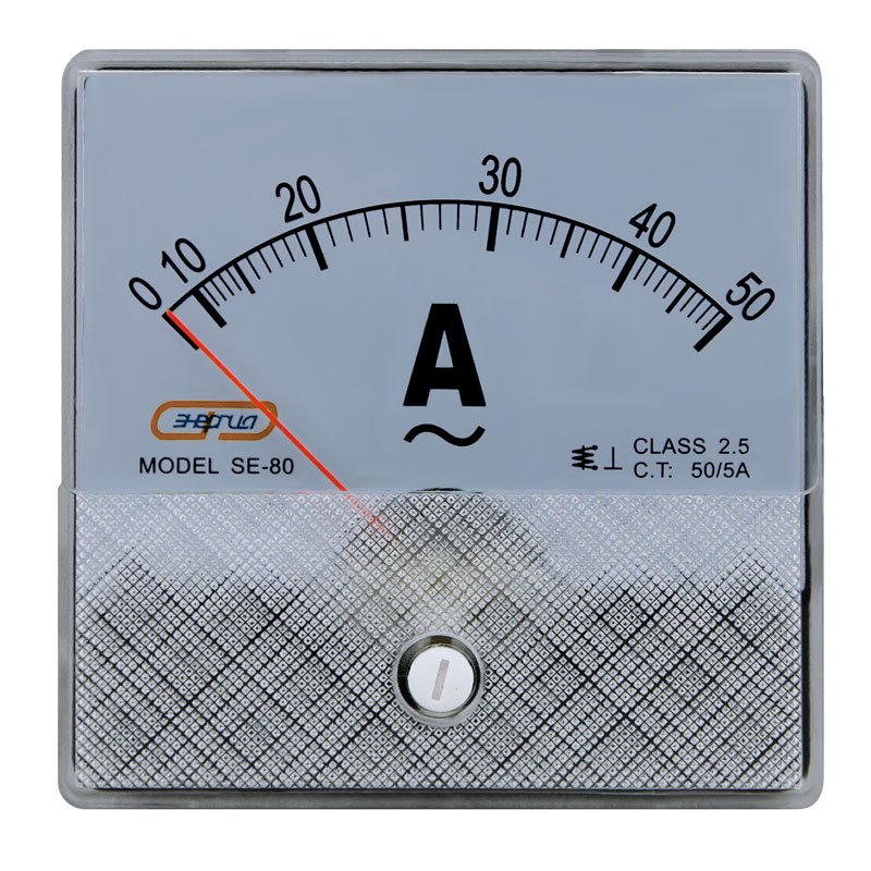 Aмперметр SE-80 50А/5А (2,5) ЭНЕРГИЯ