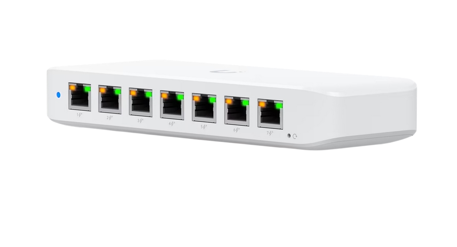 Коммутатор/ A compact, Layer 2, 8-port GbE PoE switch with versatile mounting options