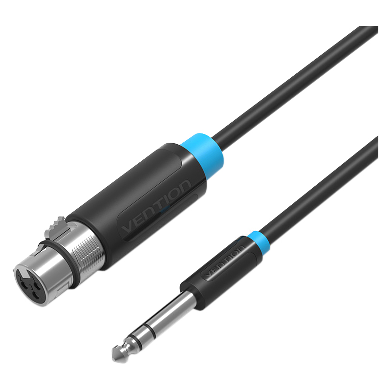 Кабель Vention jack 6.5 mm(m)/XLR(f) - 1.5 м (BBEBG)