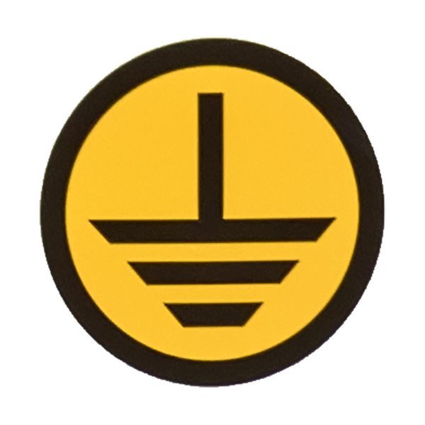 Знак безопасности ''Земля'' (круглый) d=20мм