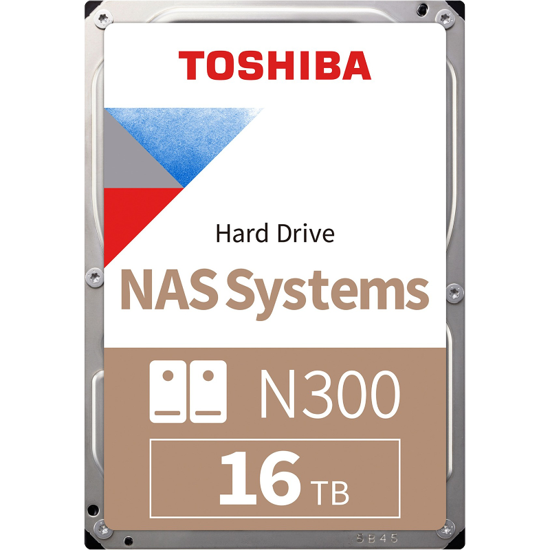 Toshiba N300 NAS 16Tb (HDWG51GXZSTA)