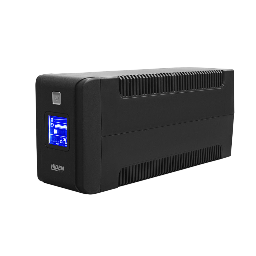 ИБП HIDEN EXPERT ULS600С 600ВА/360Вт/ Line-Iinteractive Tower UPS Schuko LCD