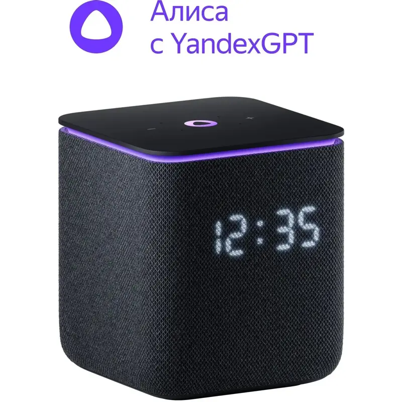 Умная колонка Яндекс Станция Миди, модель YNDX-00054 (черный)