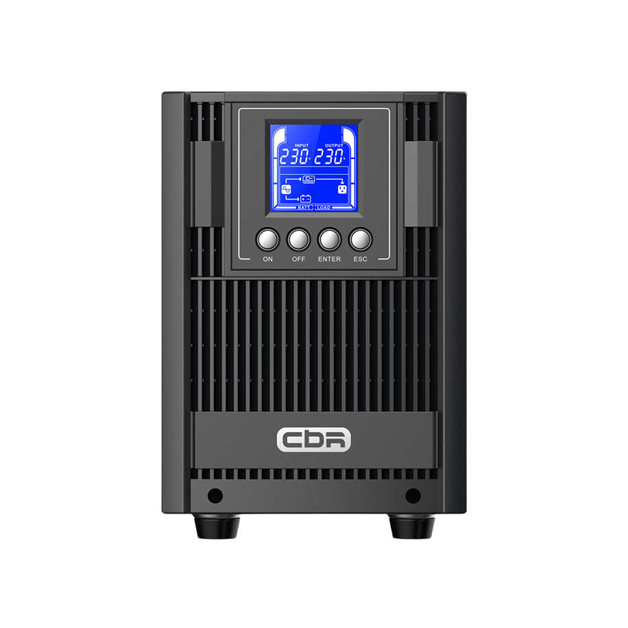 ИБП CBR ESSENCE ESN-1500C Online 1500 VA / 1500 W, Tower, 6 x C13, LCD, HID-USB, RS232, EPO, SNMP slot/ UPS CBR Online Tower