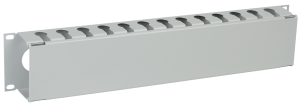 ITK Кабельный органайзер с крышкой 19" 2U, серый