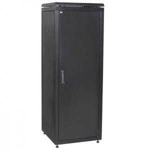 ITK Шкаф сетевой 19" LINEA N 24U 600х1000 мм металлические двери черный
