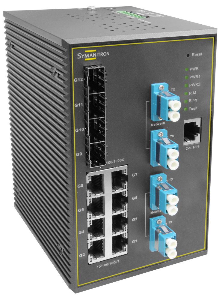 Bypass коммутаторы на DIN-рейку SWMG-84GSFP-BP2