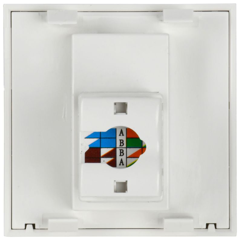 Розетка компьютерная RJ45 UTP категория 5e 2 модуля