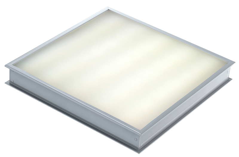 Светодиодный светильник LE-0479 33 Вт для подвесных потолков типа "Грильято" с текстурированным рассеивателем, холодный белый свет