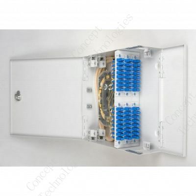 Кросс распределительный настенный КРН, 48, SM, укомплектованный 24 SC/UPC