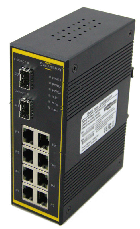 Управляемые коммутаторы на DIN-рейку SWM-82GSFP