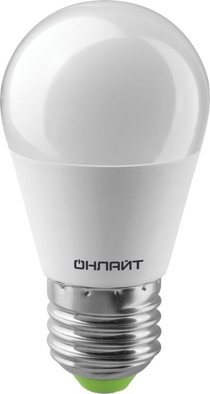 Лампа светодиодная LED 6вт E27 белый матовый шар