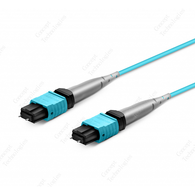 Оптический патчкорд MPO/UPC-MPO/UPC, 8 волокон, OM3, Тип А, 3мм, 3м