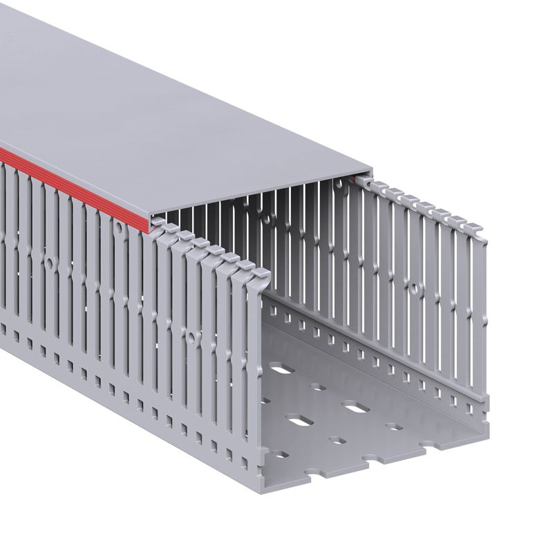 Короб перфорированный RL6 100x80 серый QUADRO