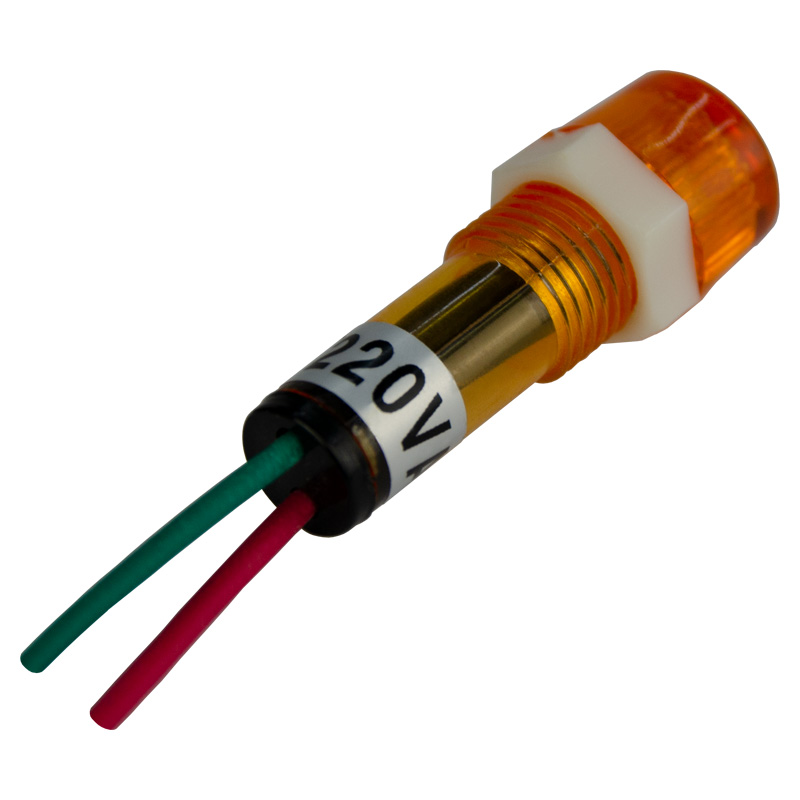 Лампа сигнальная YL235 d11мм желтая неон 230В мон. корпус (50шт/упак) ЭНЕРГИЯ, Е0901-0089, YL235, 230, 50, Желтый, Неон, 11, Монолитный, пластик, от -25 до +40, 50