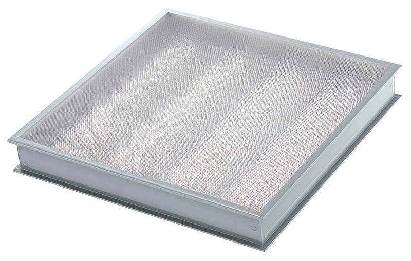 Светодиодный светильник LE-0523 33 Вт для подвесных потолков типа "Армстронг" с опаловым рассеивателем, холодный белый свет