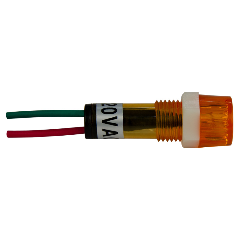 Лампа сигнальная YL235 d11мм желтая неон 230В мон. корпус (50шт/упак) ЭНЕРГИЯ, Е0901-0089, YL235, 230, 50, Желтый, Неон, 11, Монолитный, пластик, от -25 до +40, 50