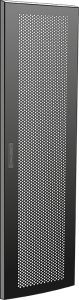 ITK Дверь перфорированная для шкафа LINEA N 18U 600 мм черная