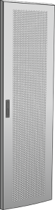 ITK Дверь перфорированная для шкафа LINEA N 18U 600 мм серая