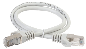 ITK Коммутационный шнур (патч-корд), кат.6 FTP, 1м, серый
