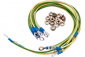 Набор кабелей заземления (30см - 4 шт, набор: гайка, шайба - 8 шт)