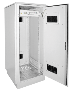 ITK Шкаф уличный 19" 24U 720x860, IP55 металл двери, серый