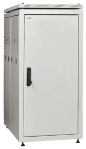 ITK Шкаф сетевой 19" LINEA N 24U 600х1000 мм металлические двери серый