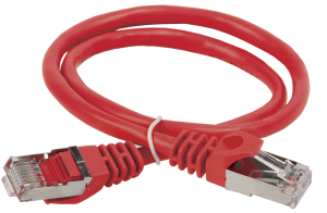 ITK Коммутационный шнур (патч-корд), кат.5Е FTP, 0,5м, красный