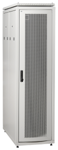 ITK Шкаф сетевой 19" LINEA N 47U 600х1000 мм с L-профилями перфорированные двери серый