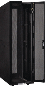 ITK Шкаф серверный 19", 33U, 800х1000 мм, передняя двухстворчатая перф. дверь, задняя перф., черный