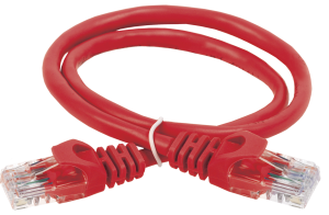 ITK Коммутационный шнур (патч-корд), кат.5Е UTP, 3м, красный